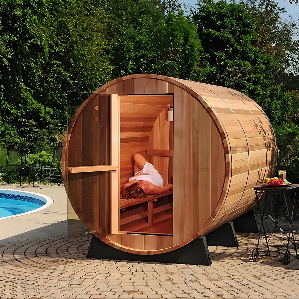 Barrel sauna
