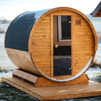 Outdoor Barrel Steam Sauna
