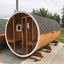 2 - person indoor far - infrared red cedar sauna. It operates at 220V, suitable for home use. It's like a small home cabin, ideal for promoting health at home or in the office.