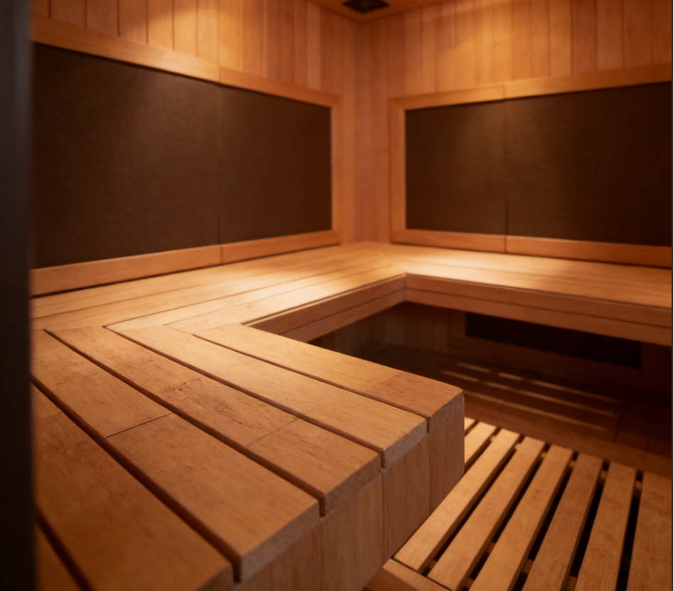 Outdoor Infrared Gable Roof Sauna Room