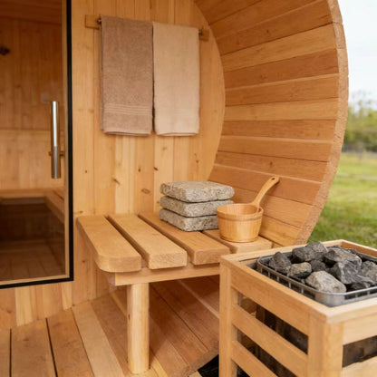 Outdoor Barrel Steam Sauna