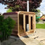 The factory can customize large - sized solid - wood pine cube - shaped outdoor steam saunas, including outdoor saunas and outdoor sauna huts.